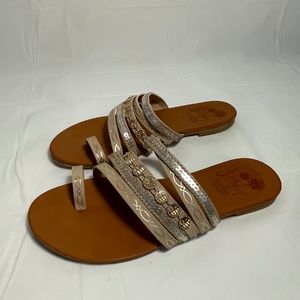 JellyPop Marina Embellished Toe Sandals - Women's Size 8.5 Medium
